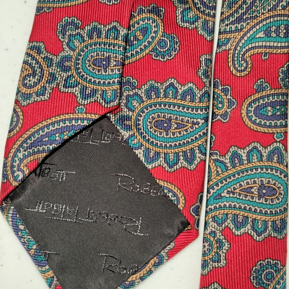 Robert Talbott Carmel by the Sea Pebble Beach 100% Silk Men's Tie - Picture 4 of 7